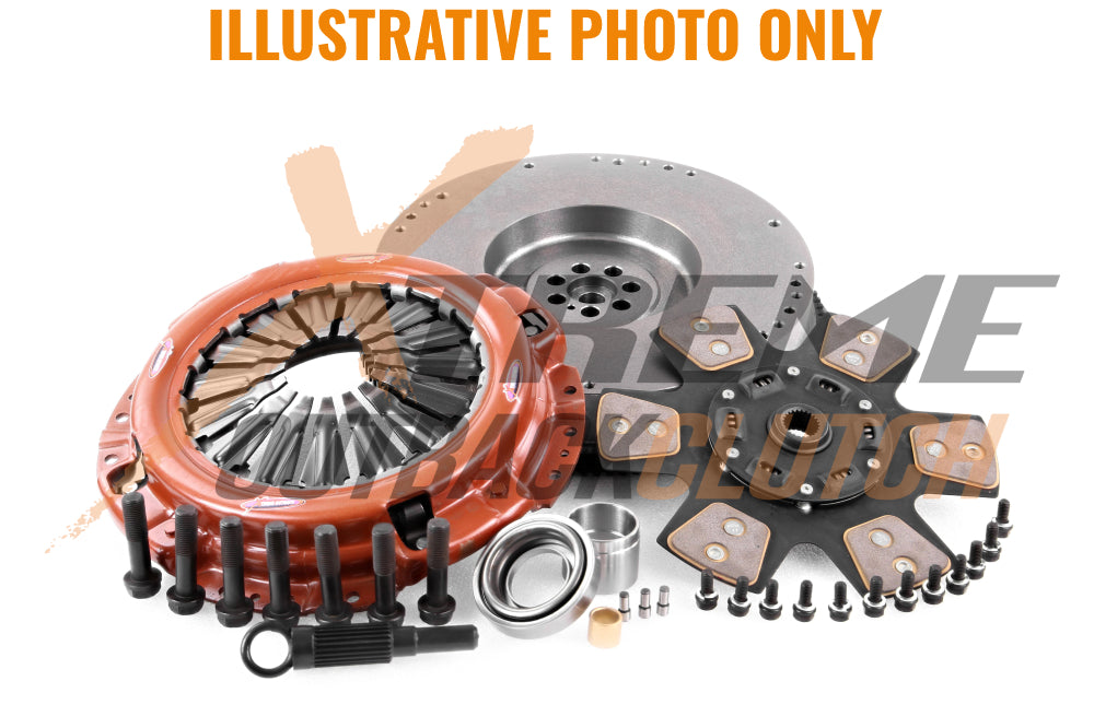 Clutch Kit - Xtreme Outback Extra Heavy Duty Sprung Ceramic Incl Flywheel 1110Nm  - KFD28502-1BX