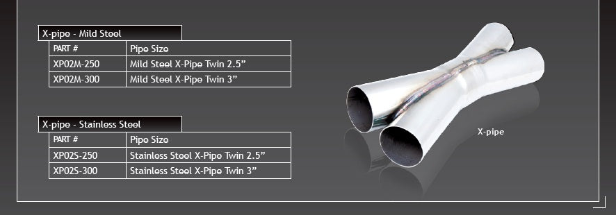 X-Pipe Twin 2.5" - XP02S-250