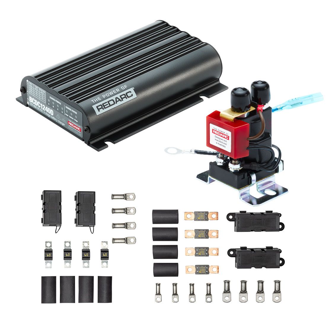40A Jump-Start DC Battery Charging Kit - Jumpstartbatkit40