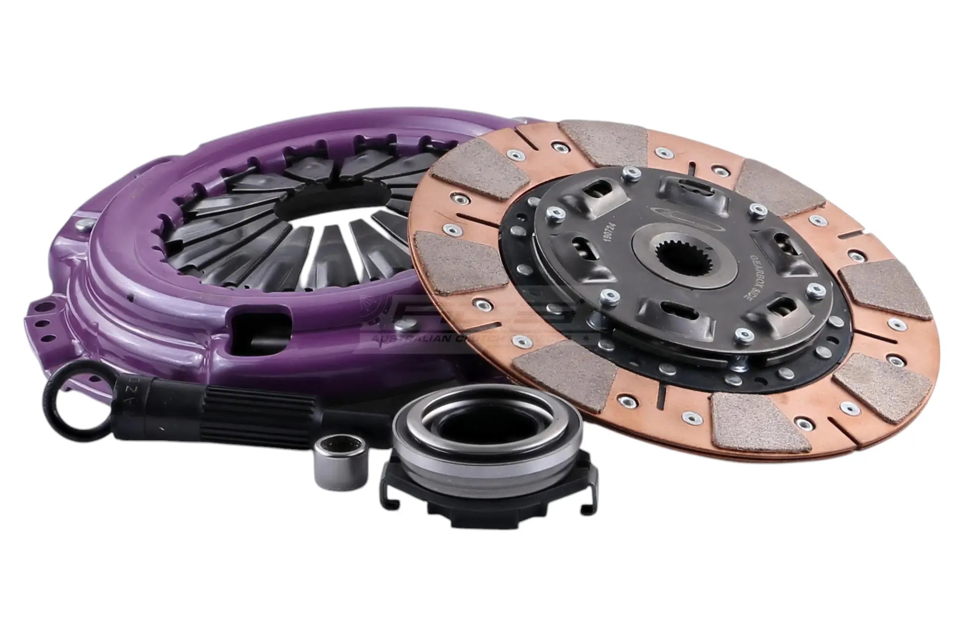 Clutch Kit - Xtreme Performance Heavy Duty Cushioned Ceramic 500Nm 900kg (40% inc.) - KMZ23027-1C