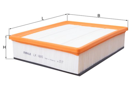 Gaisa filtrs - LX 1605