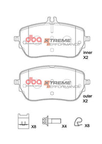 Brake Pads Xtreme Performance | Front Axle - DB15267XP