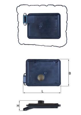 Hydrauliikkasuodatin, automaattivaihteisto - HX 254D