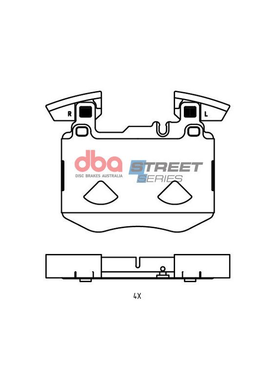 Brake Pads Street Series | Front Axle - DB2622SS
