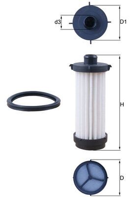 Hidraulikas filtrs, Automātiskā pārnesumkārba - HX 232D