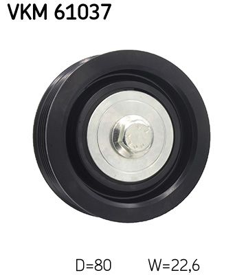 Ohjainrulla, moniurahihna - VKM 61037