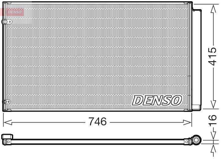 Lauhdutin, ilmastointilaite - DCN51017