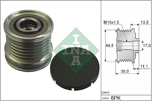 Ģeneratora skriemelis - 535 0166 10