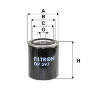 Eļļas filtrs - OP 597