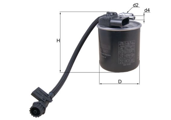 Degvielas filtrs - KL 947