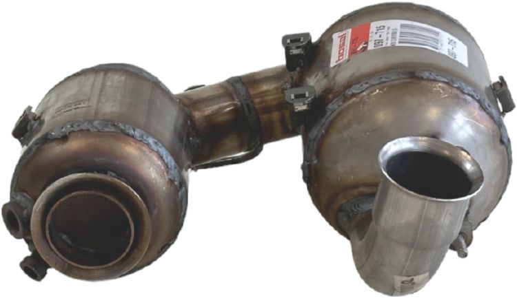 Nosēdumu-/Daļiņu filtrs, Izplūdes gāzu sistēma - 097-715