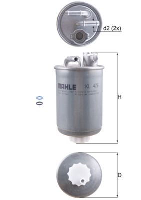 Degvielas filtrs - KL 476D