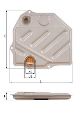 Hidraulikas filtrs, Automātiskā pārnesumkārba - HX 46