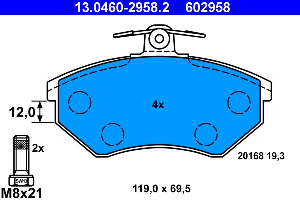 Jarrupala, levyjarru - 13.0460-2958.2