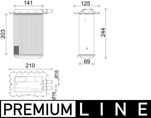 Välijäähdytin - CI 642 000P