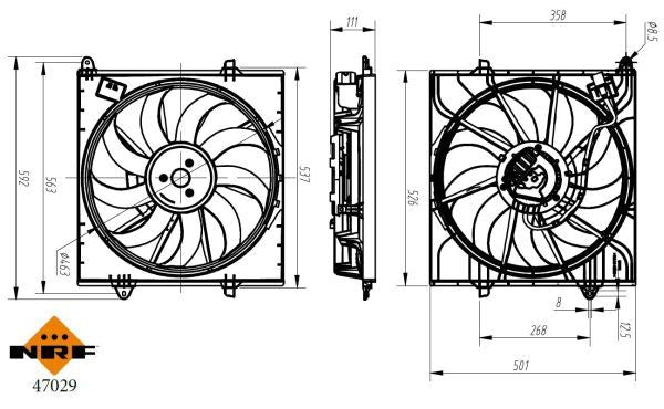 Ventilators, Motora dzesēšanas sistēma - 47029