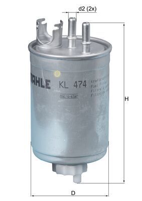 Degvielas filtrs - KL 474