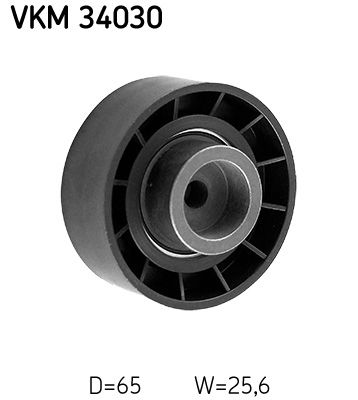 Celiņu siksnas rullītis - VKM 34030
