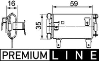 Vastus, sisäilmantuuletin - ABR 14 000P