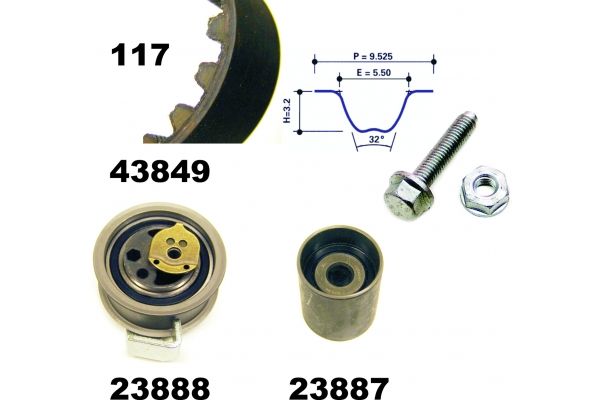 Gāzes atspere, Motora pārsegs - 23849