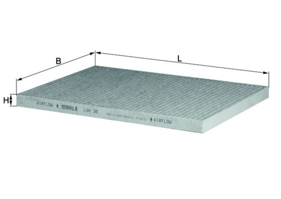 Salona filtrs - LAK 36