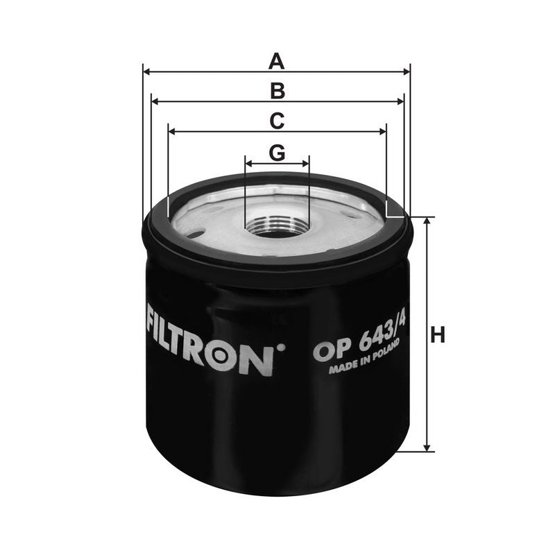 Eļļas filtrs - OP 643/4
