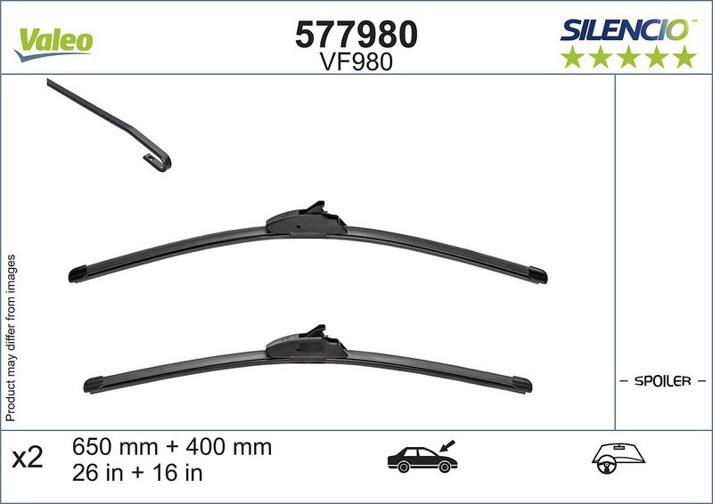 Stikla tīrītāja slotiņa - 577980