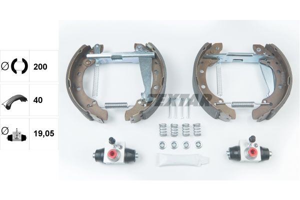 Bremžu loku komplekts - 84044703