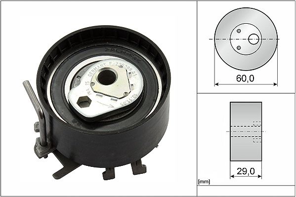 Zobsiksnas spriegotājrullis - 531 0404 10