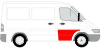Door repair panel - 6015-00-3546124P