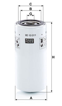 Hidraulikas filtrs - WD 10 011