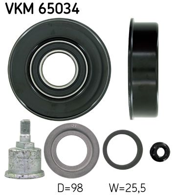 Ohjainrulla, moniurahihna - VKM 65034