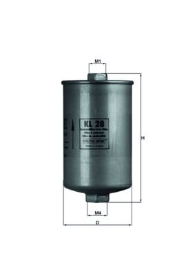 Degvielas filtrs - KL 28