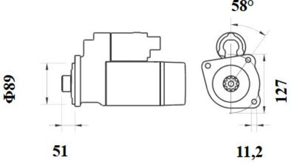 Starteris - MS 888