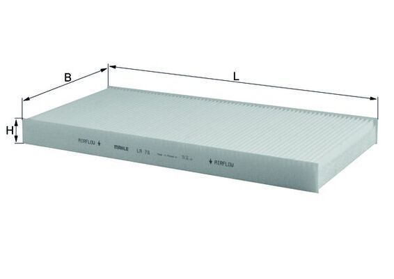 Salona filtrs - LA 78