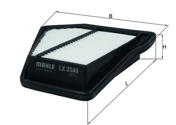 Gaisa filtrs - LX 3349