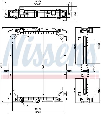 Motora dzesēsanas radiators - 606774
