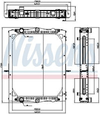 Motora dzesēsanas radiators - 606774