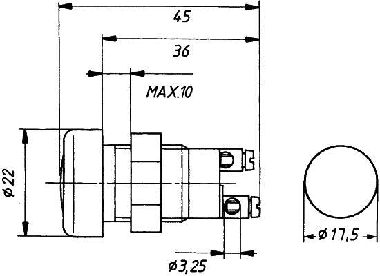 Signāllampa - 2AA 008 595-021