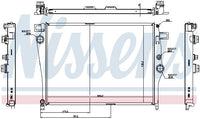 Motora dzesēsanas radiators - 627035