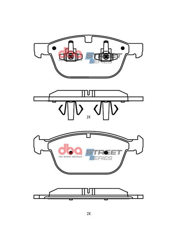 Brake Pads Street Series | Front Axle - DB2218SS