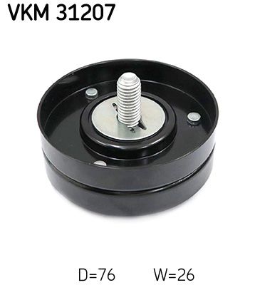 Ohjainrulla, moniurahihna - VKM 31207