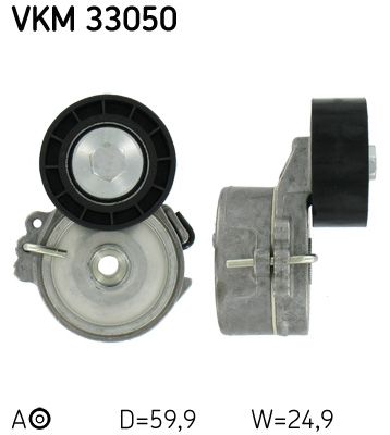 Daudzceliņu siksnas spriegotājrullītis - VKM 33050