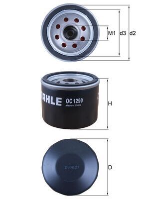 Eļļas filtrs - OC 1290