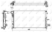 Motora dzesēsanas radiators - 58185