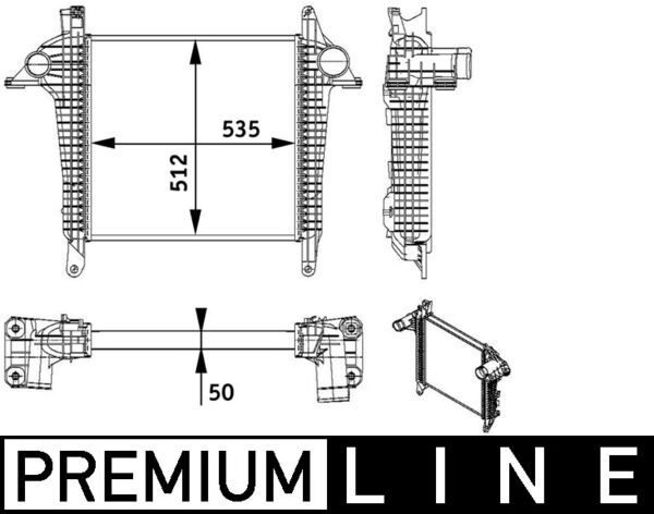 Välijäähdytin - CI 136 000P