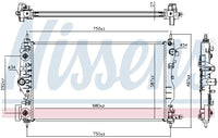Motora dzesēsanas radiators - 61707