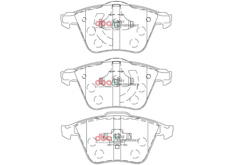 Brake Pads Street Performance | Front Axle - DB2176SP