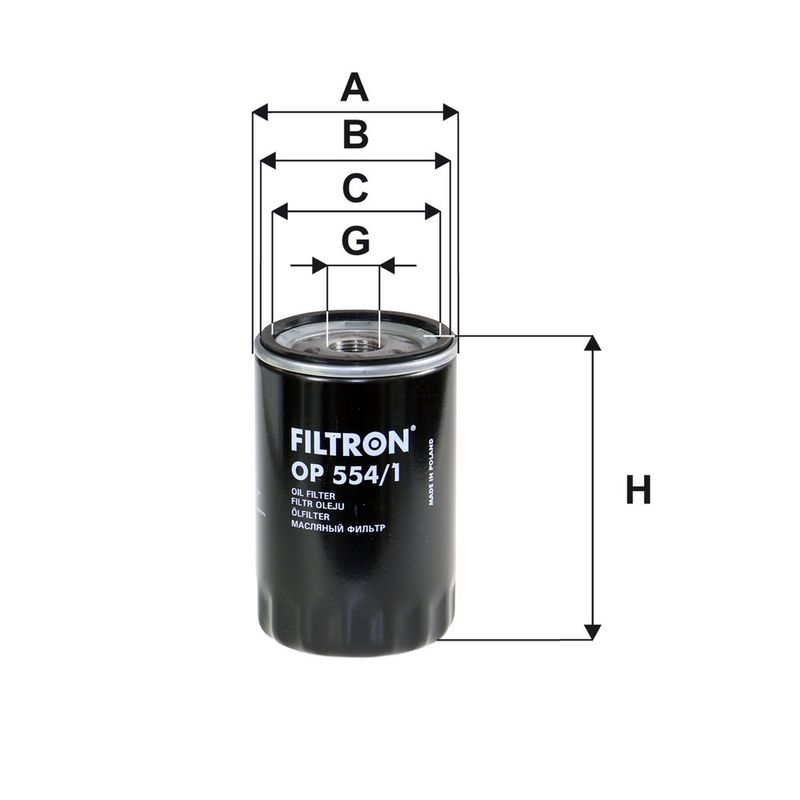 Eļļas filtrs - OP 554/1