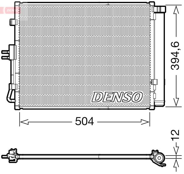 Lauhdutin, ilmastointilaite - DCN43005